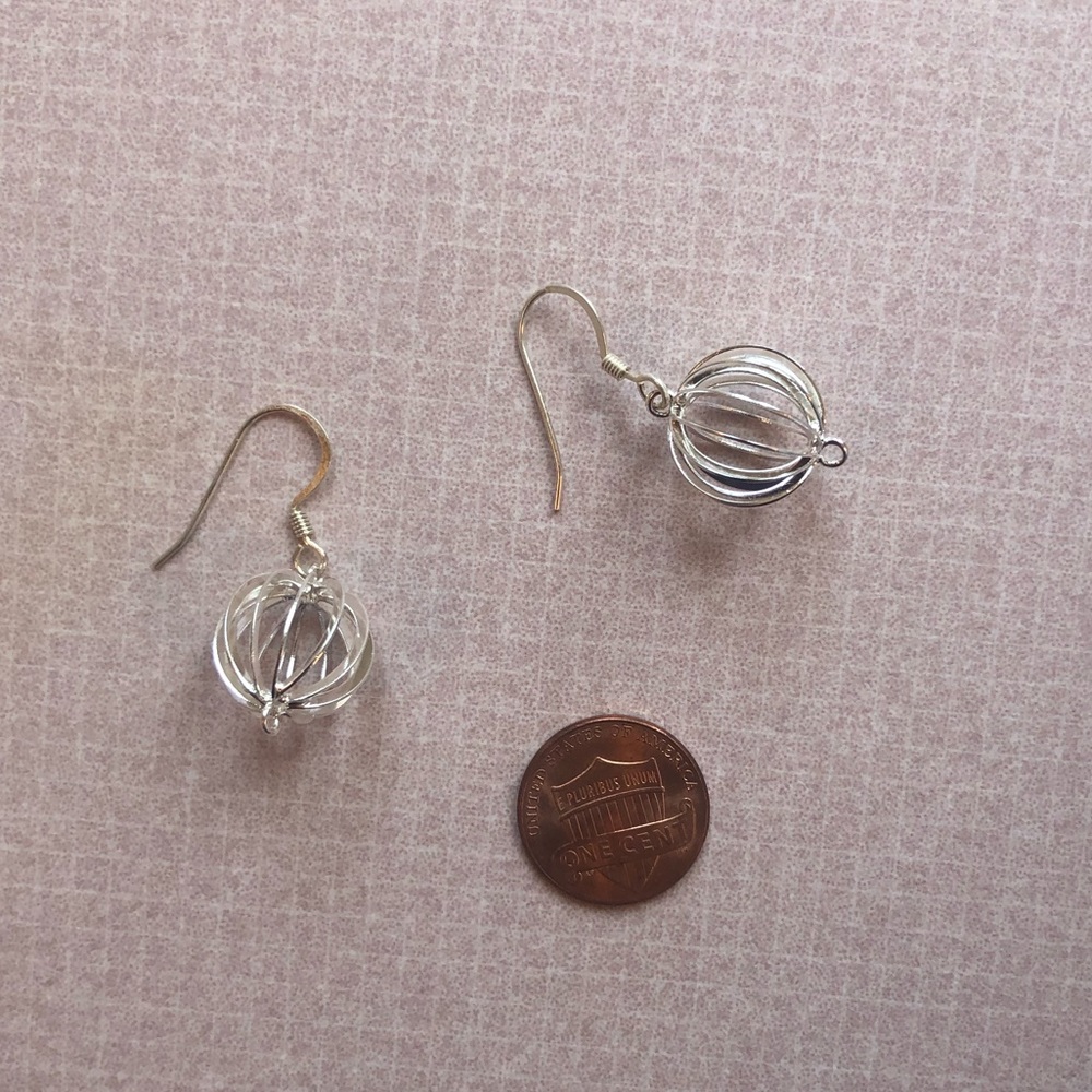 Sphere earrings - Picture 2 of 2